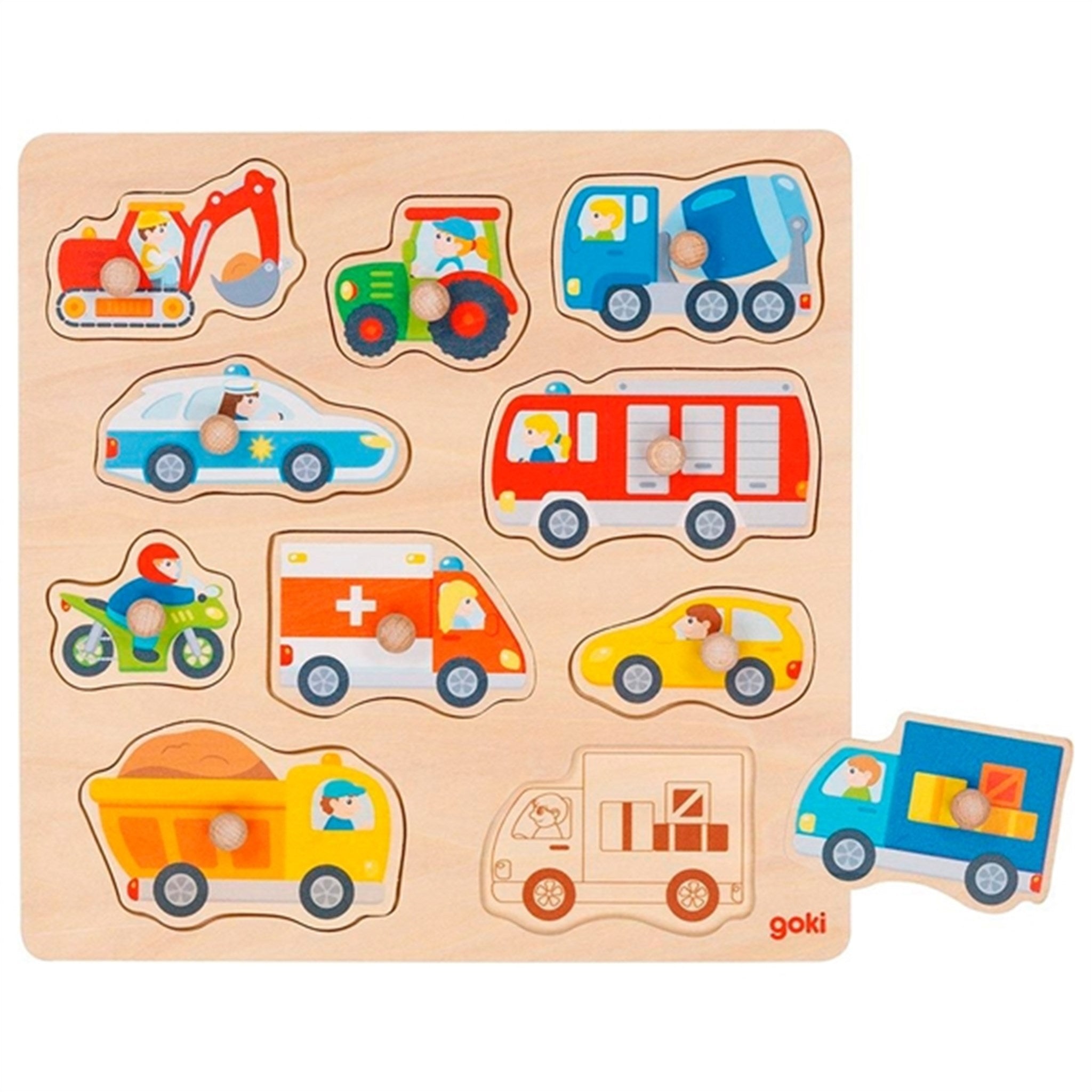 Goki Puzzle - Vehicles