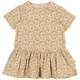 Wheat Eggshell Flowers Birthe Jersey Dress