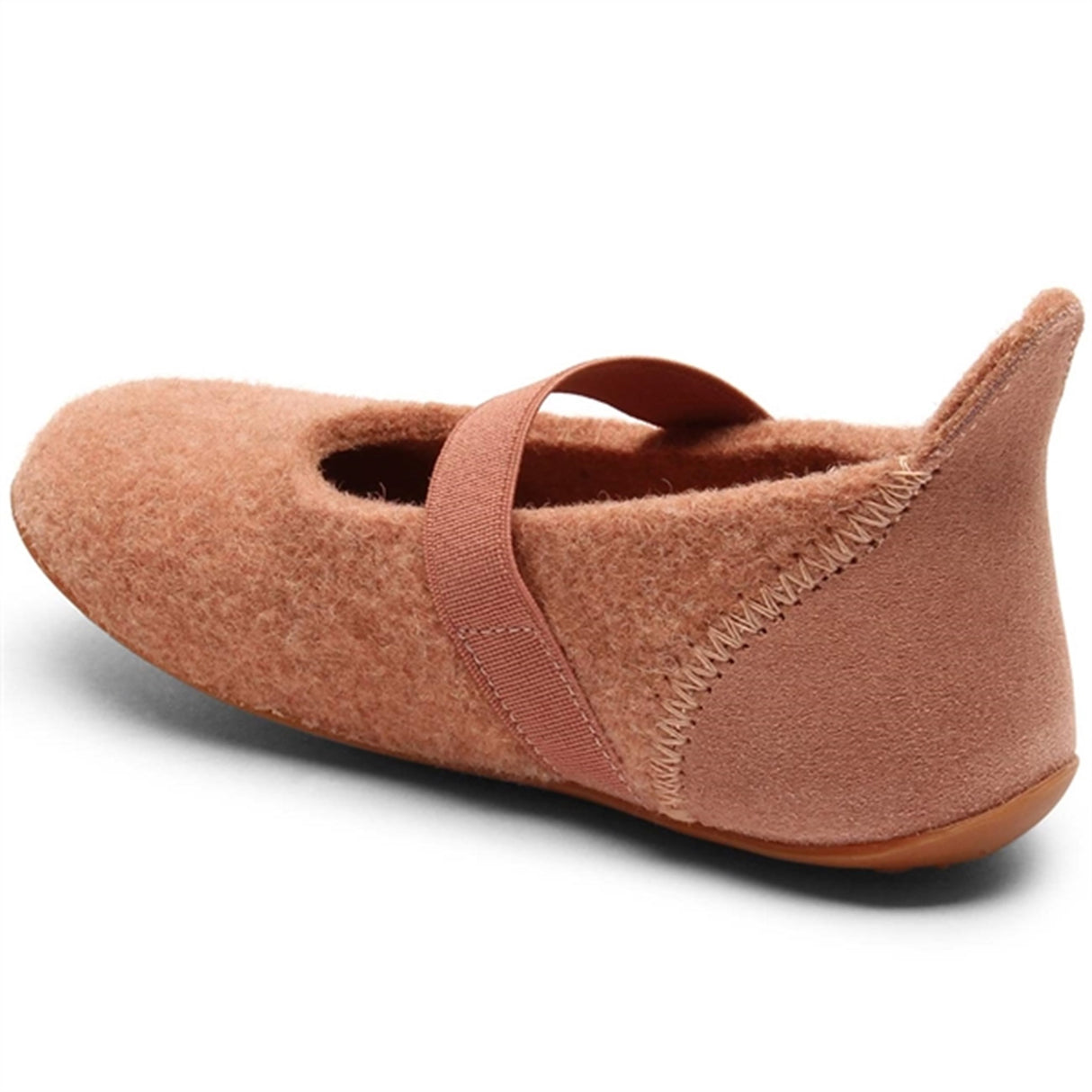 Bisgaard Indoor Shoes Wool Velcro Rose 2