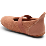 Bisgaard Indoor Shoes Wool Velcro Rose 2