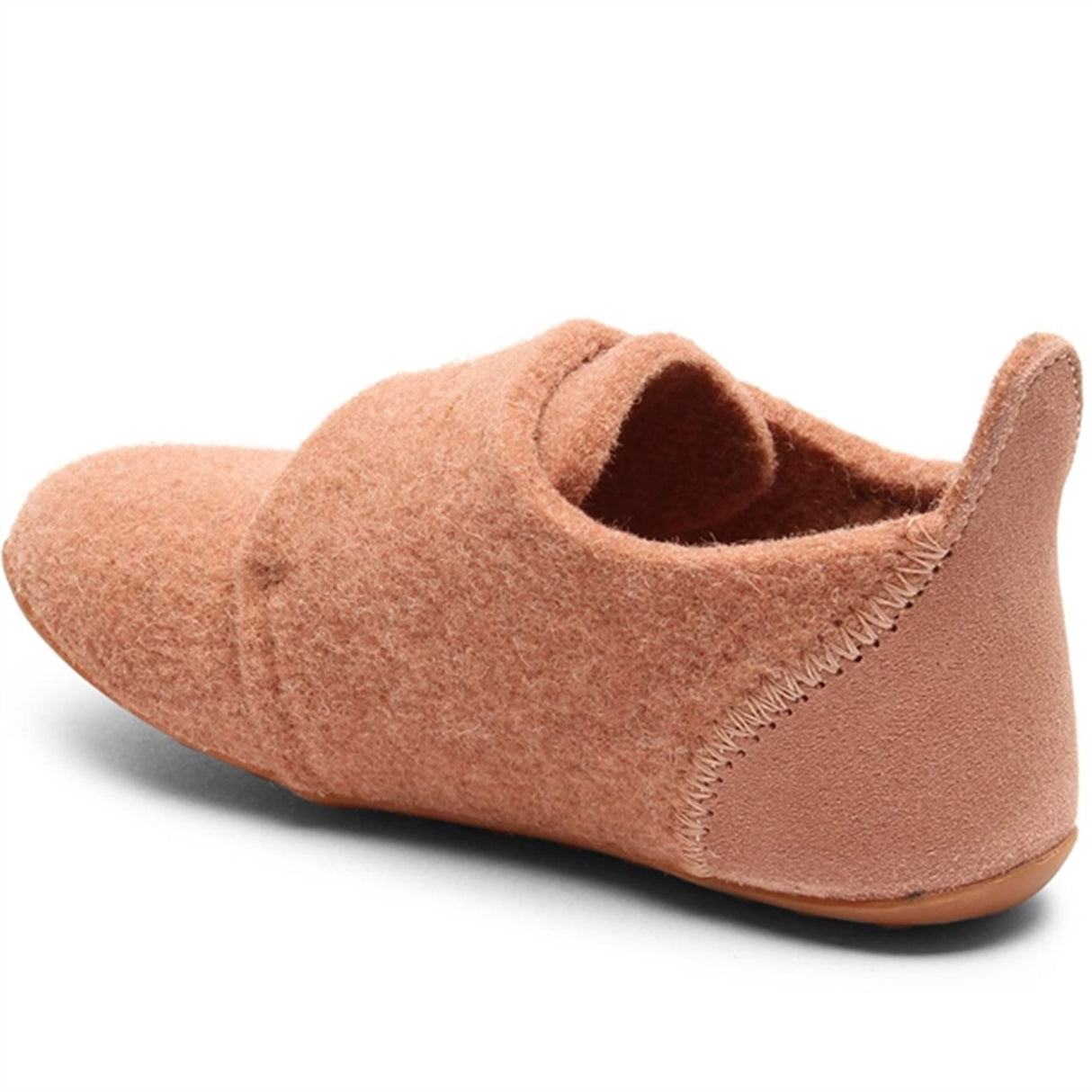 Bisgaard Indoor Shoes Wool Velcro Rose 3