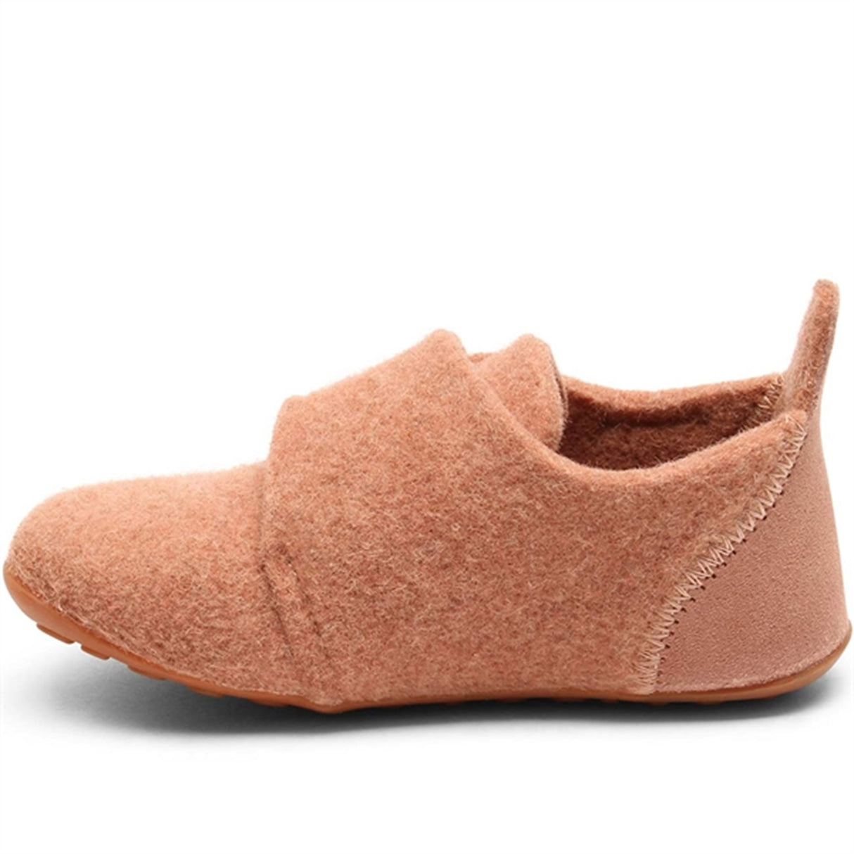 Bisgaard Indoor Shoes Wool Velcro Rose 4