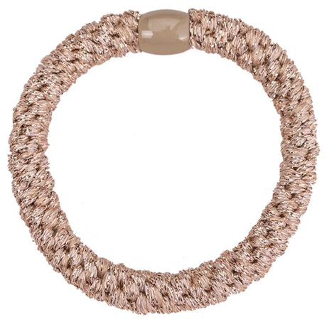 Bow's by Stær Braided Hairties Beige Metallic