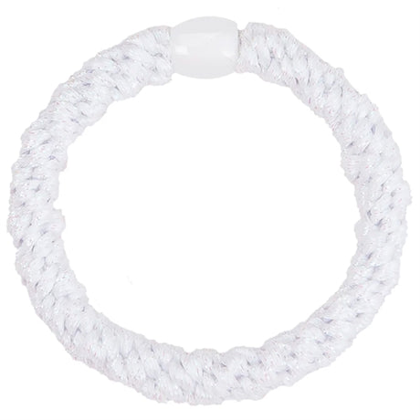 Bow's by Stær Hairties Glitter Glitter White Metallic