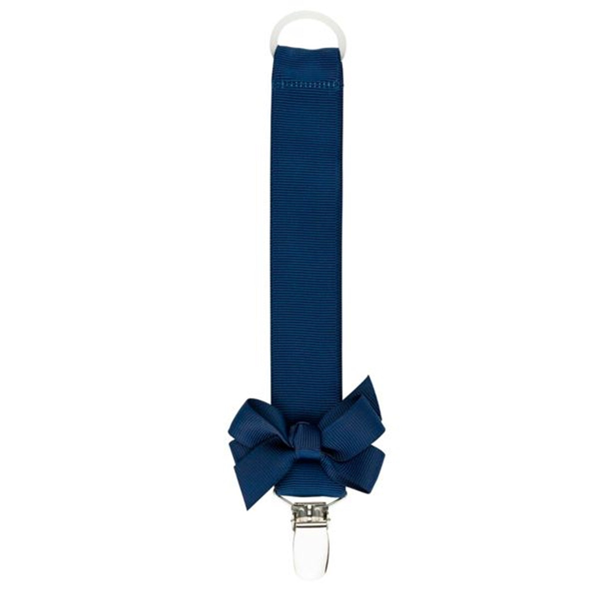 Bow's by Stær Pacifier Holder (navy)