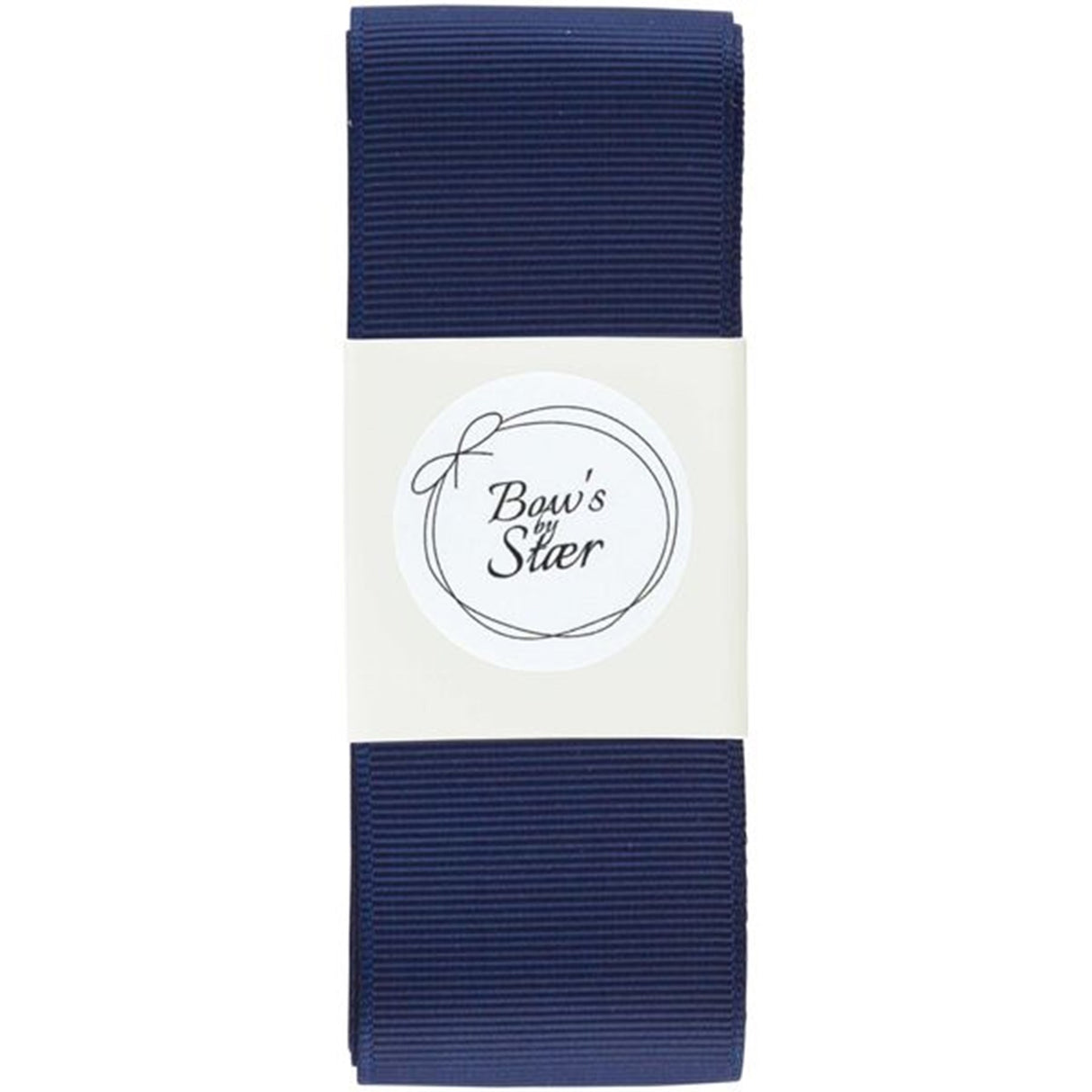 Bow's by Stær Christening Ribbon w. Bow Navy 2