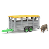 Bruder Livestock Trailer with 1 Cow