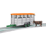 Bruder Livestock Trailer with 1 Cow