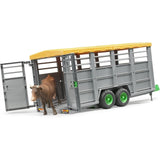 Bruder Livestock Trailer with 1 Cow