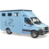 Bruder MB Sprinter Animal Transport with Horse