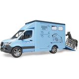 Bruder MB Sprinter Animal Transport with Horse