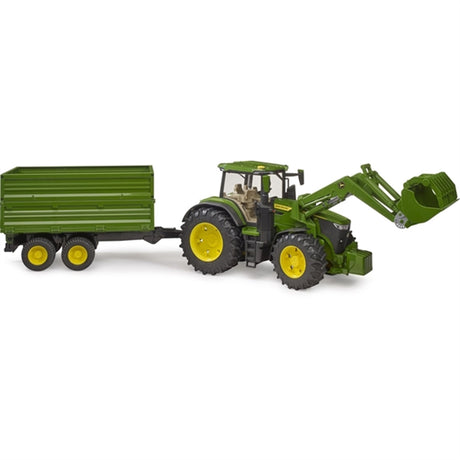 Bruder John Deere 7R 350 with Frontloader and Tipping Trailer