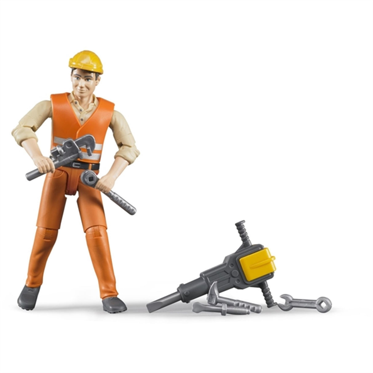 Bruder Bworld Construction Worker with Accessories