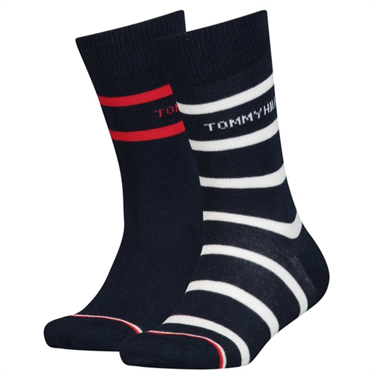 Tommy Hilfiger 2-pack Breton Stripe Socks Navy Combo