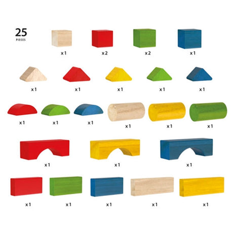 BRIO® Coloured Blocks 25 pcs