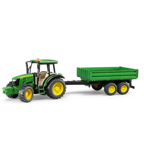 Bruder John Deere 5115M with Tipping Trailer