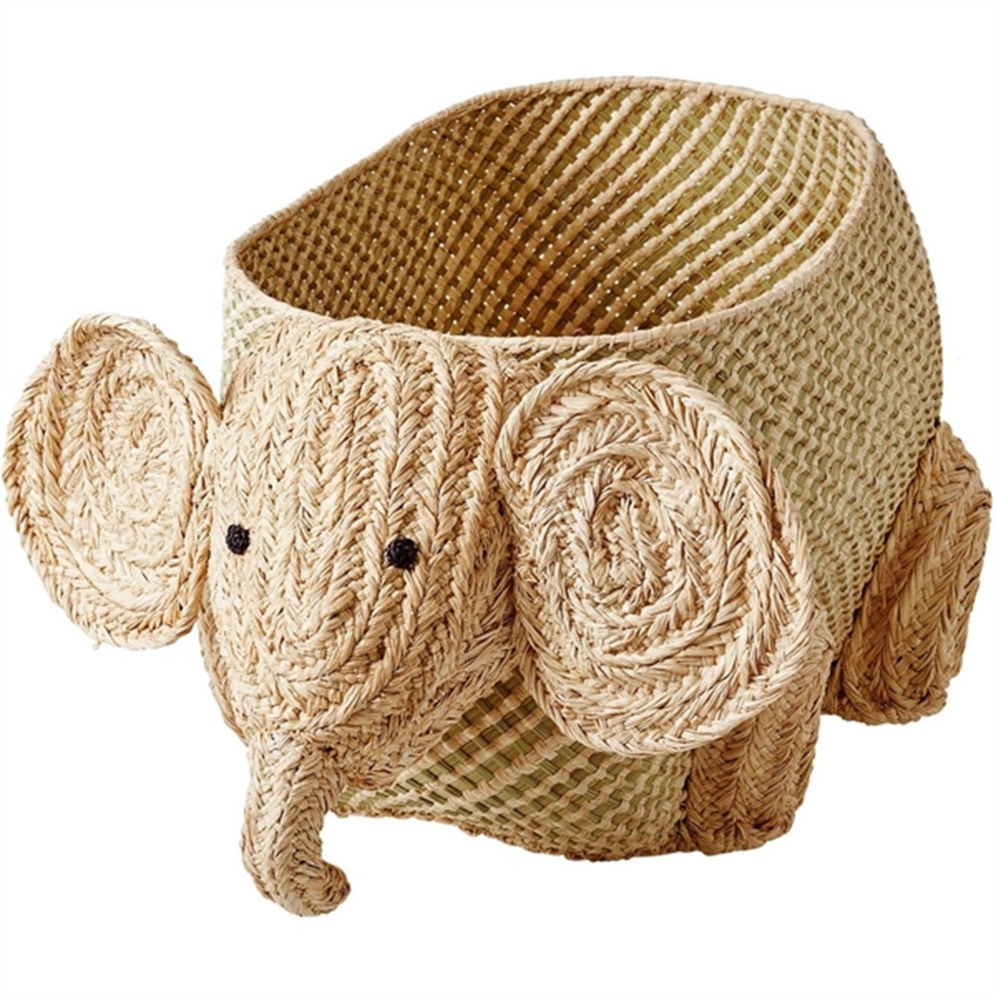 RICE Elephant Small Sea Grass Storage Basket