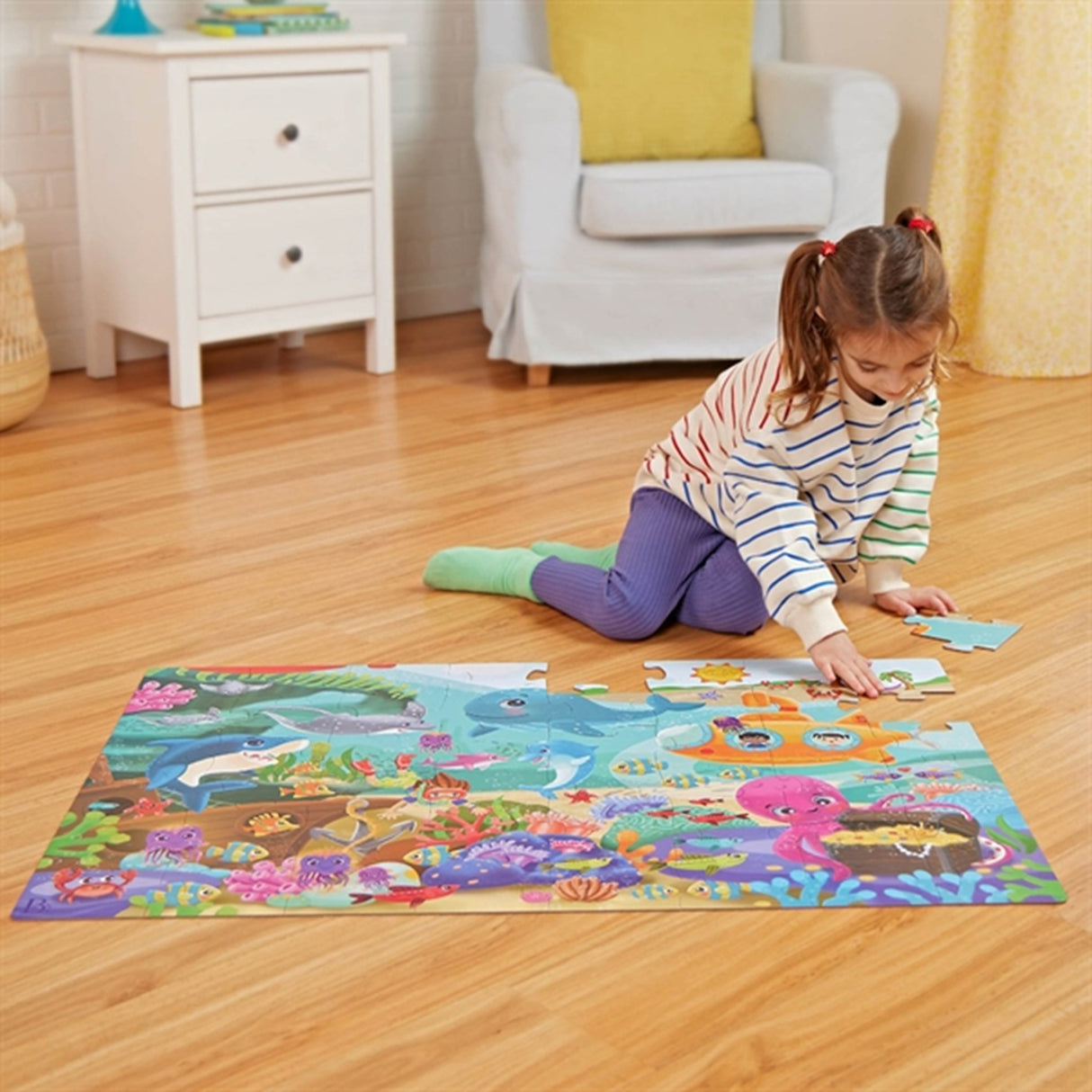 B-toys Giant Jigsaw Floor Puzzle Under the Sea