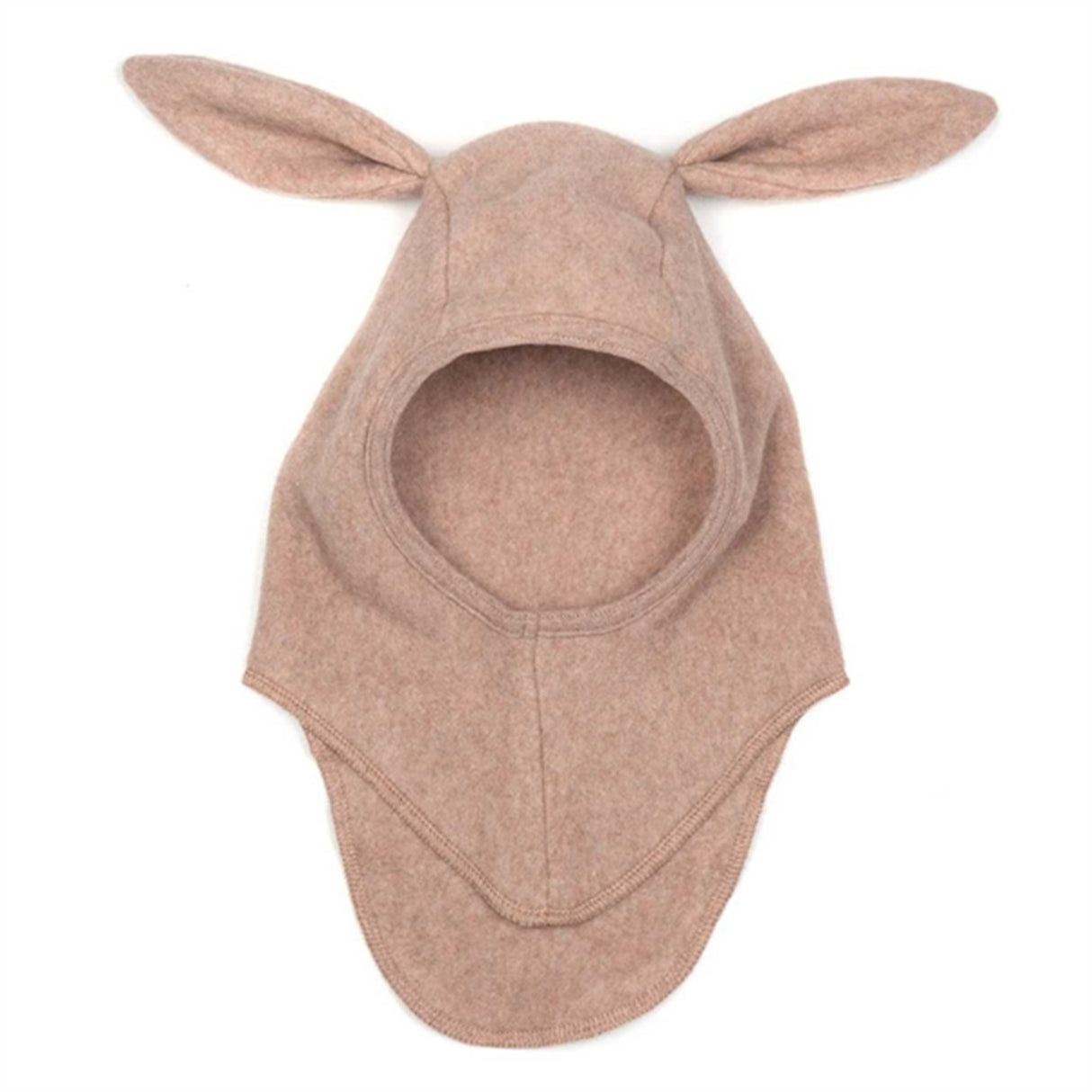 Huttelihut Bunbun Balaclava Cotton Fleece w. Rabbit Ears Ash Rose