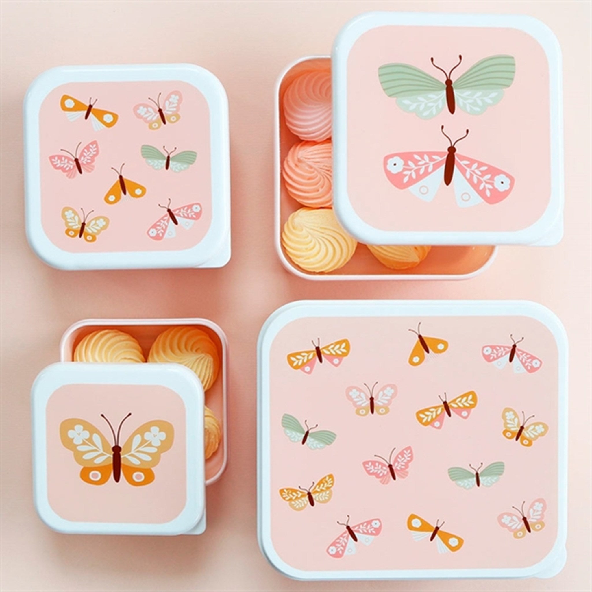 A Little Lovely Company Lunch And Snackbox Butterflies 3