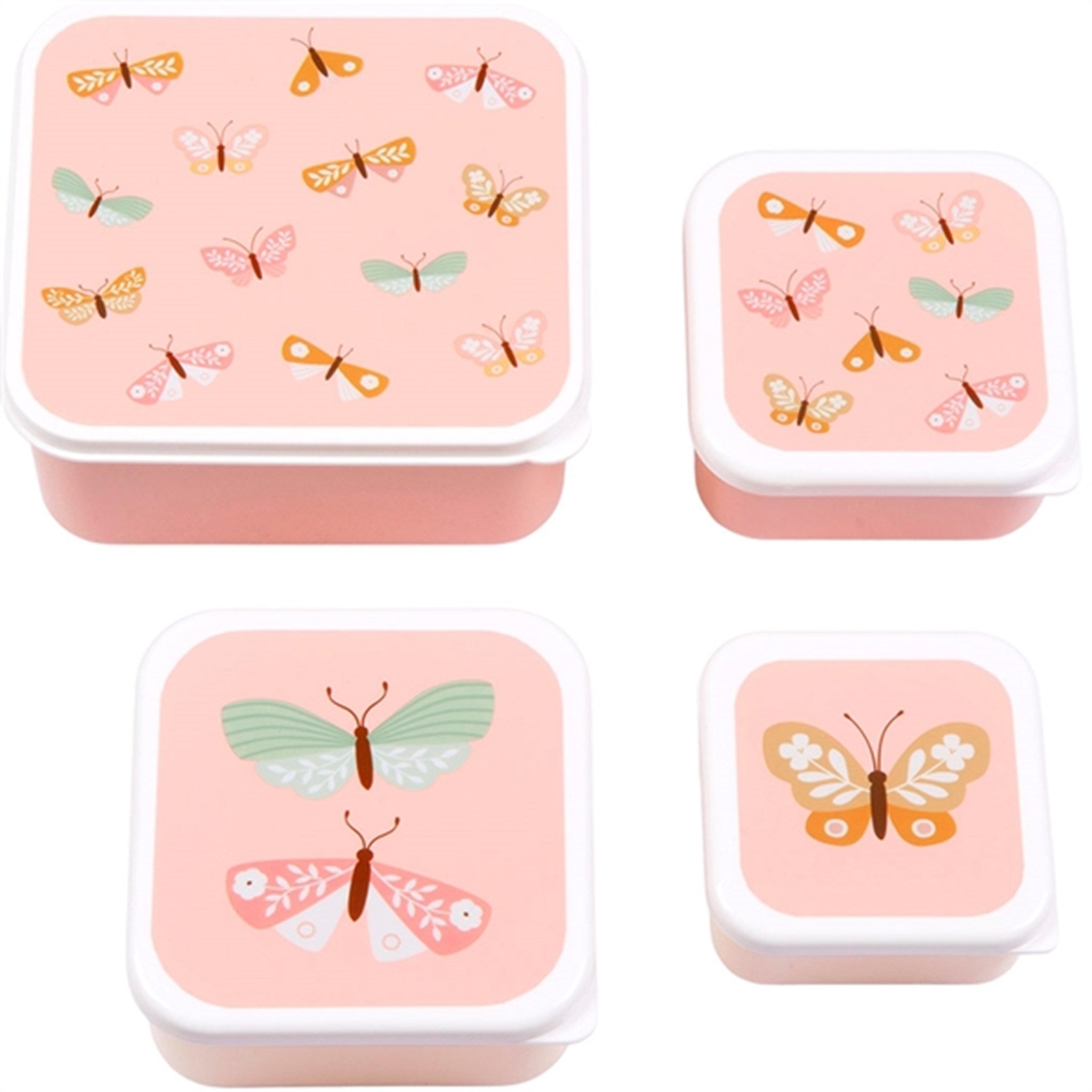A Little Lovely Company Lunch And Snackbox Butterflies 2