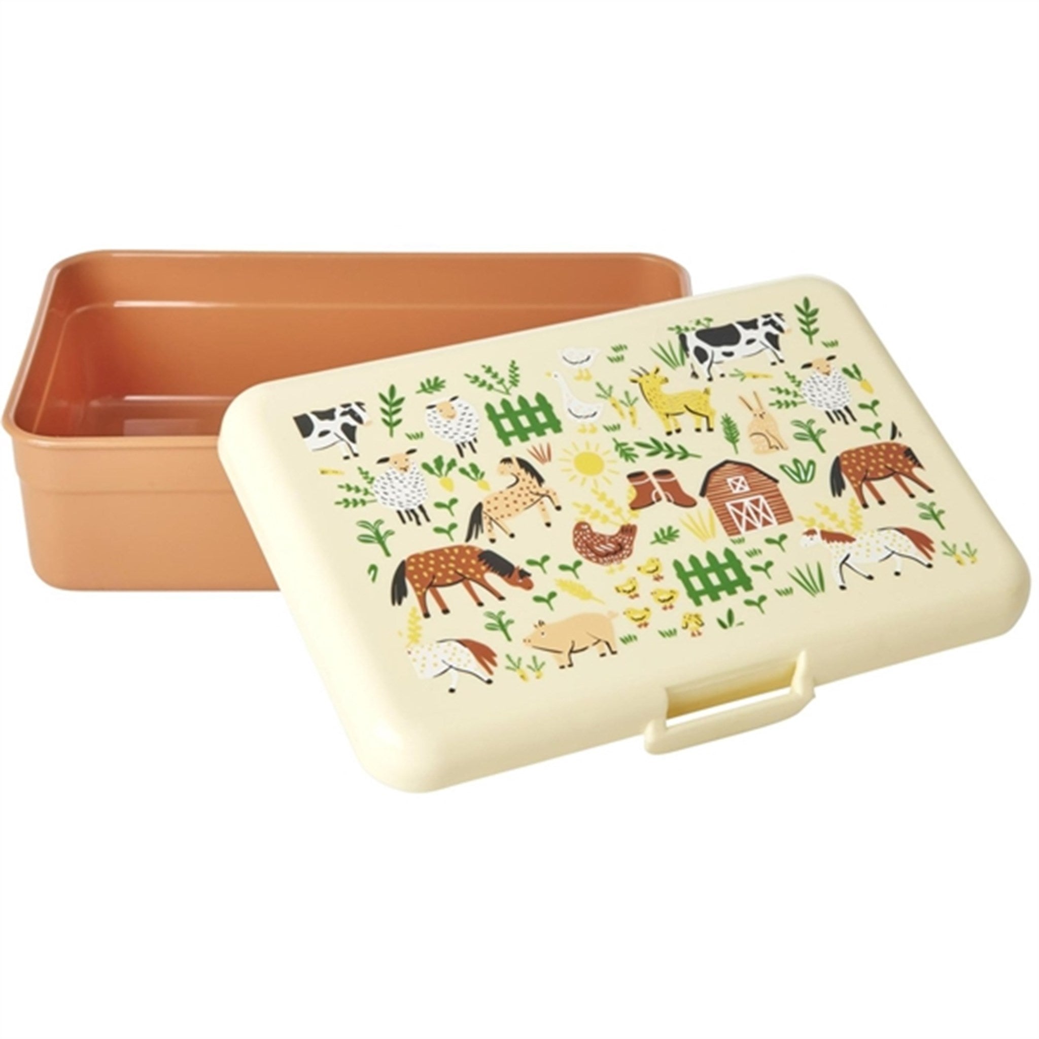 RICE Brown Farm Totable Large Lunch Box 2
