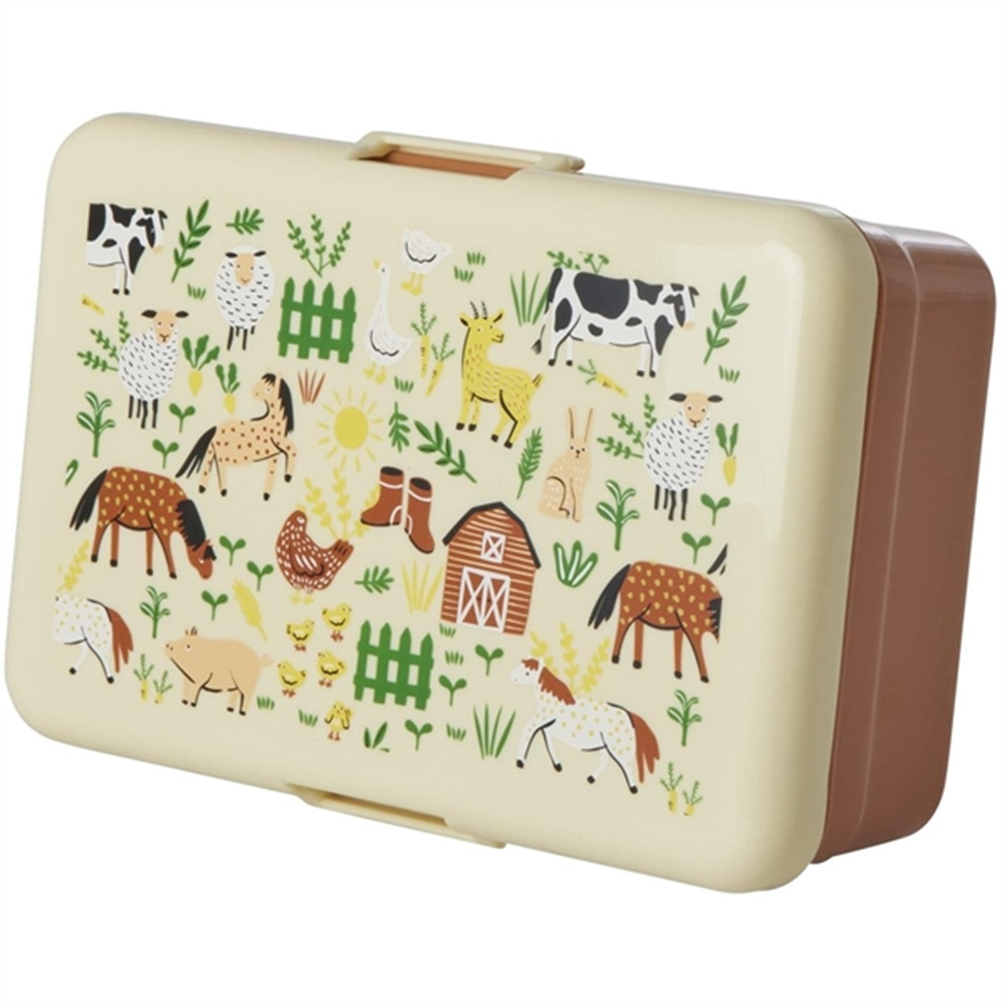 RICE Brown Farm Totable Large Lunch Box