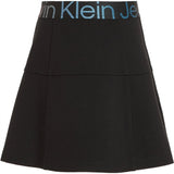 Calvin Klein Punto Tape Skirt Ck Black