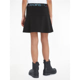 Calvin Klein Punto Tape Skirt Ck Black