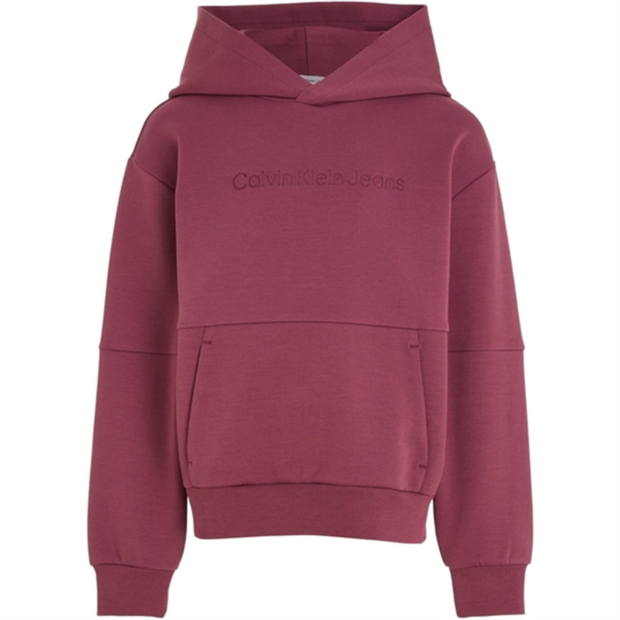 Calvin Klein Spacer Debossed Logo Hoodie Porpoise