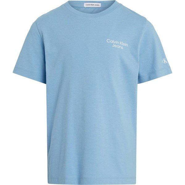 Calvin Klein CKJ Stack Logo T-Shirt Dusk Blue