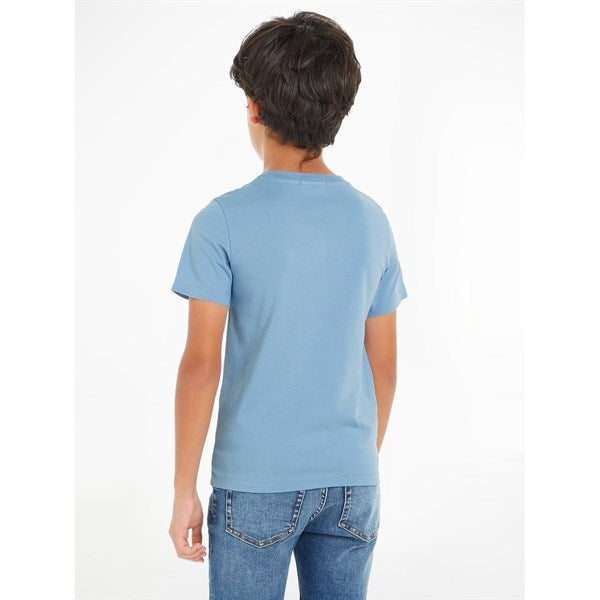 Calvin Klein CKJ Stack Logo T-Shirt Dusk Blue 2