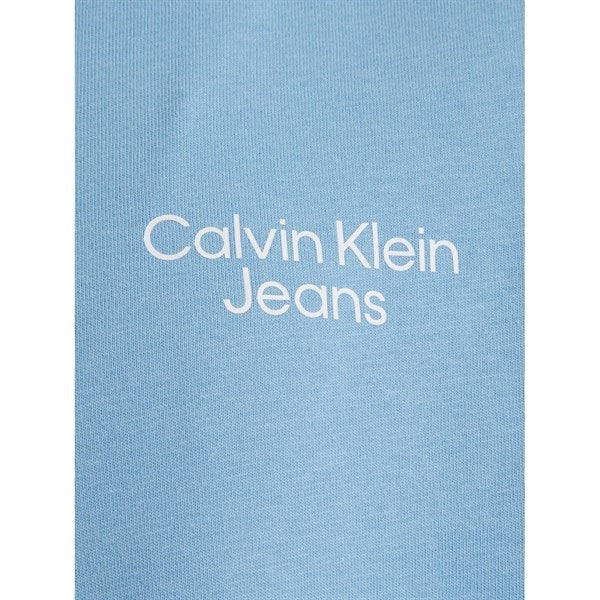 Calvin Klein CKJ Stack Logo T-Shirt Dusk Blue 5