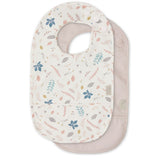 Cam Cam Copenhagen Bibs 2-pack Pressed Leaves Rose / Dusty Rose