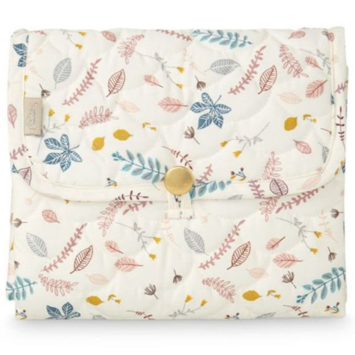 Cam Cam Copenhagen Changing Mat Quilted Pressed Leaves Rose