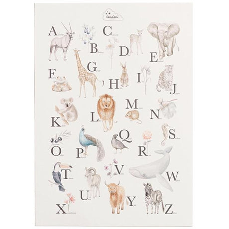 Cam Cam Copenhagen Alphabet Poster English