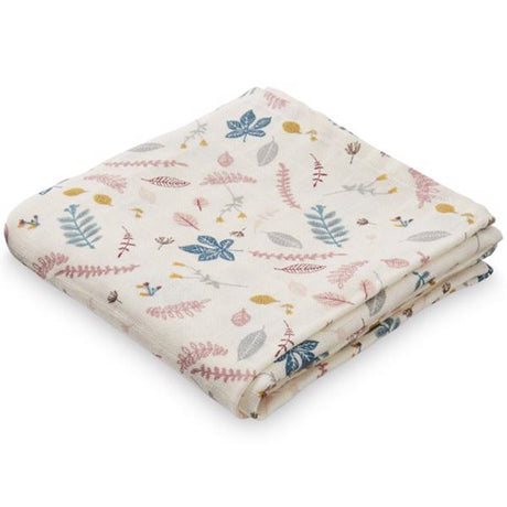 Cam Cam Copenhagen Muslin Cloths 2-pack Pressed Leaves Rose