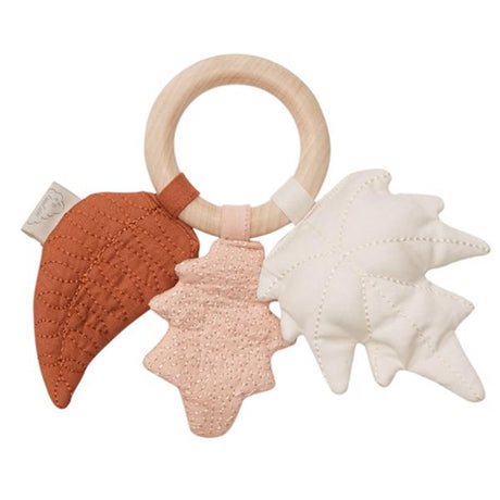 Cam Cam Copenhagen Rattle Leaves Caramel