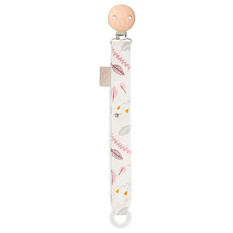 Cam Cam Copenhagen Pacifier Holder Pressed Leaves Rose