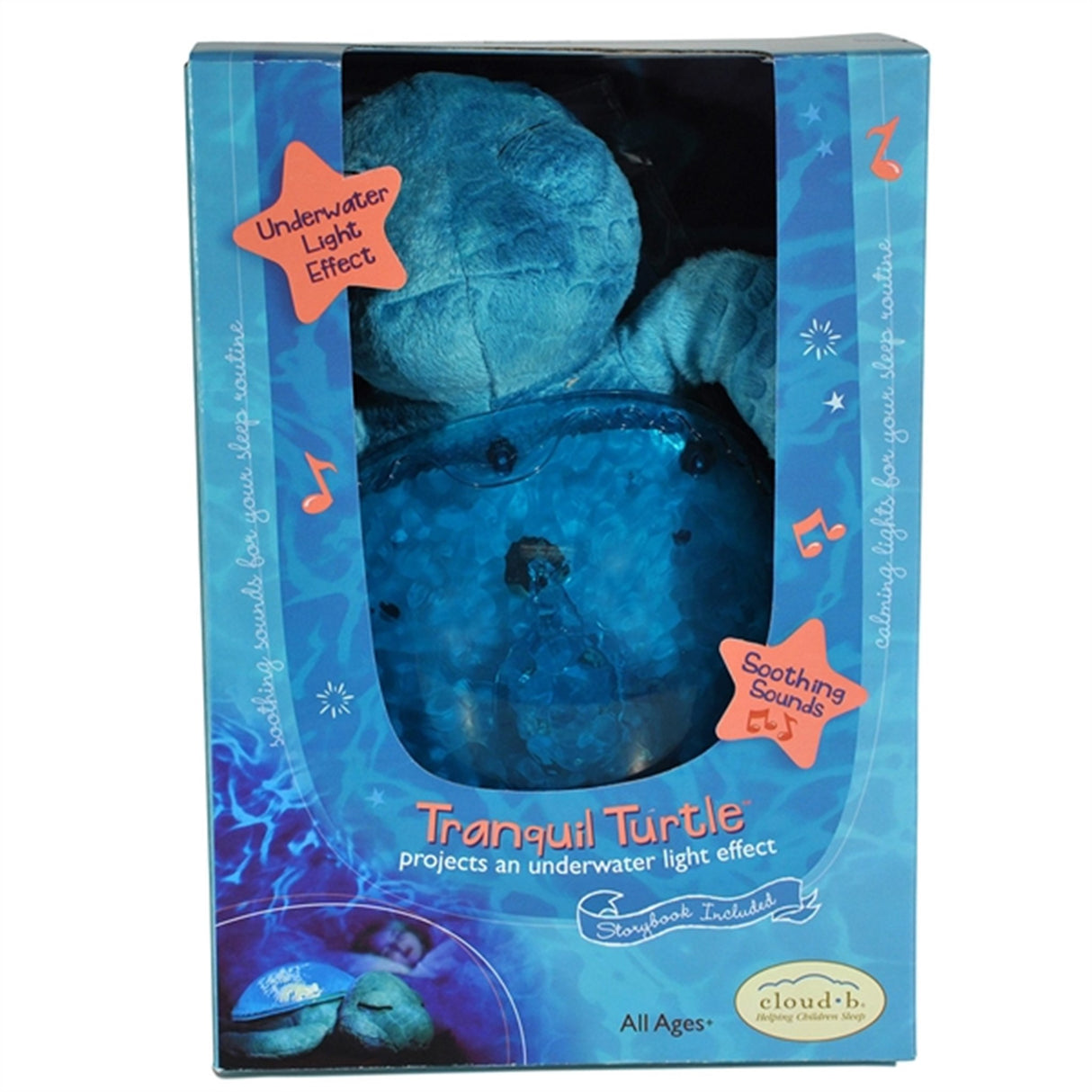 Cloud B Tranquil Turtle Night Light Aqua 6