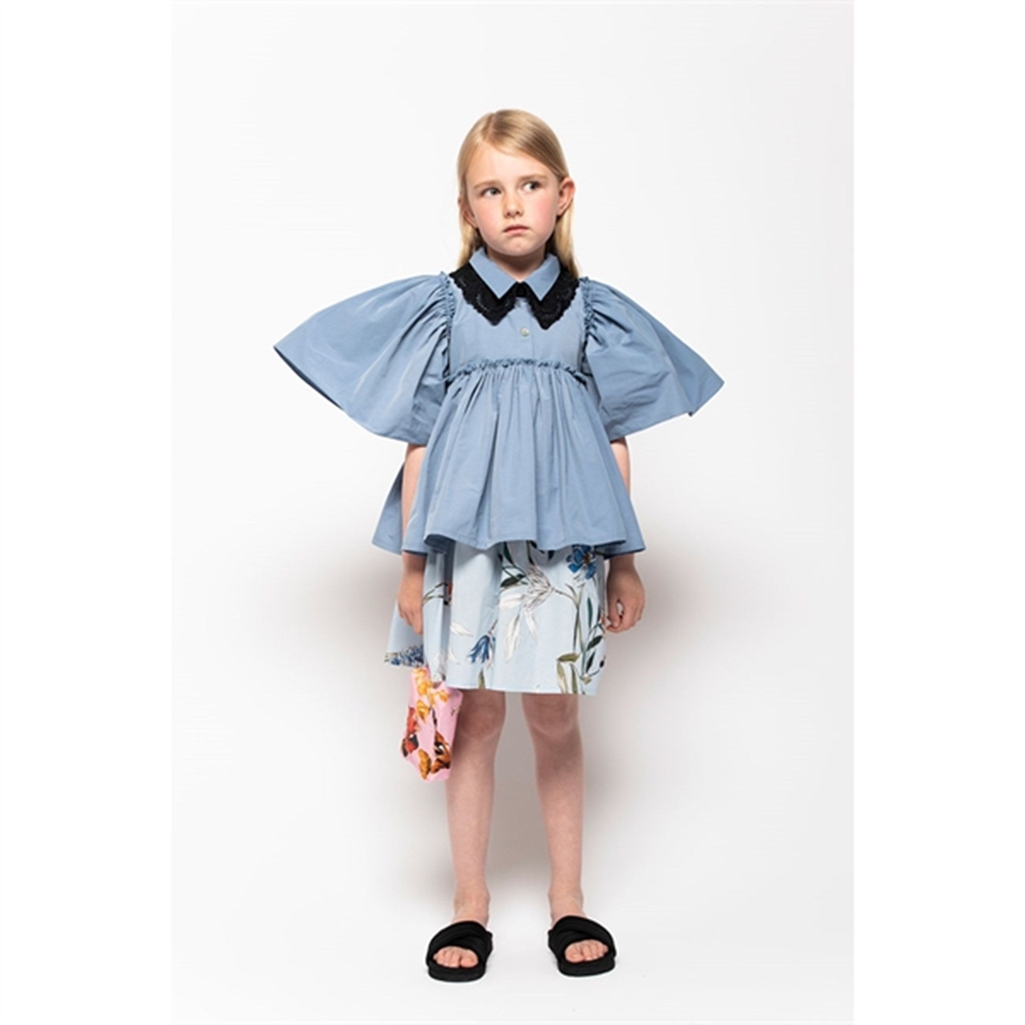 Christina Rohde 202 Skirt Blue Floral 2