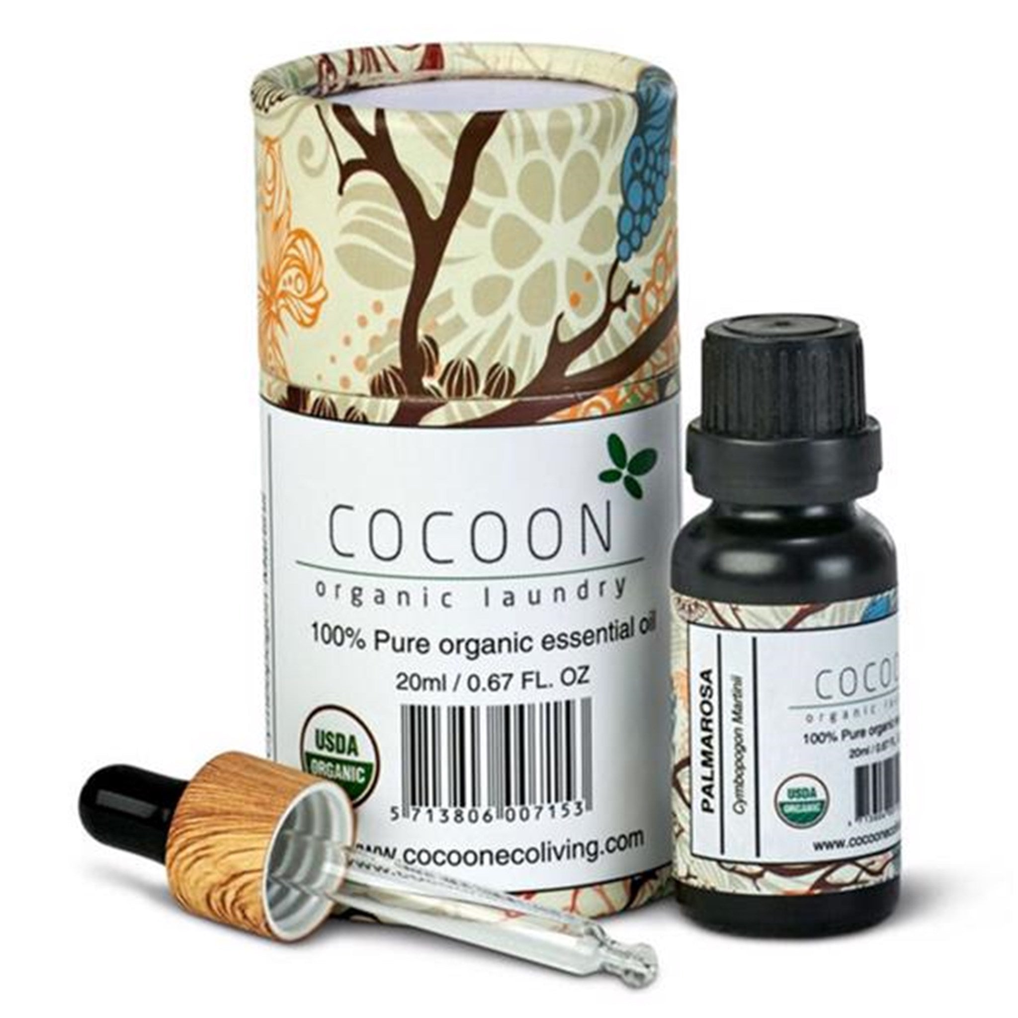 Cocoon Organic Laundry Palmrose Oil 20 ml.