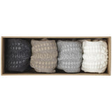 GObabyGO Bamboo Socks Combo Box Antislip Sand 2