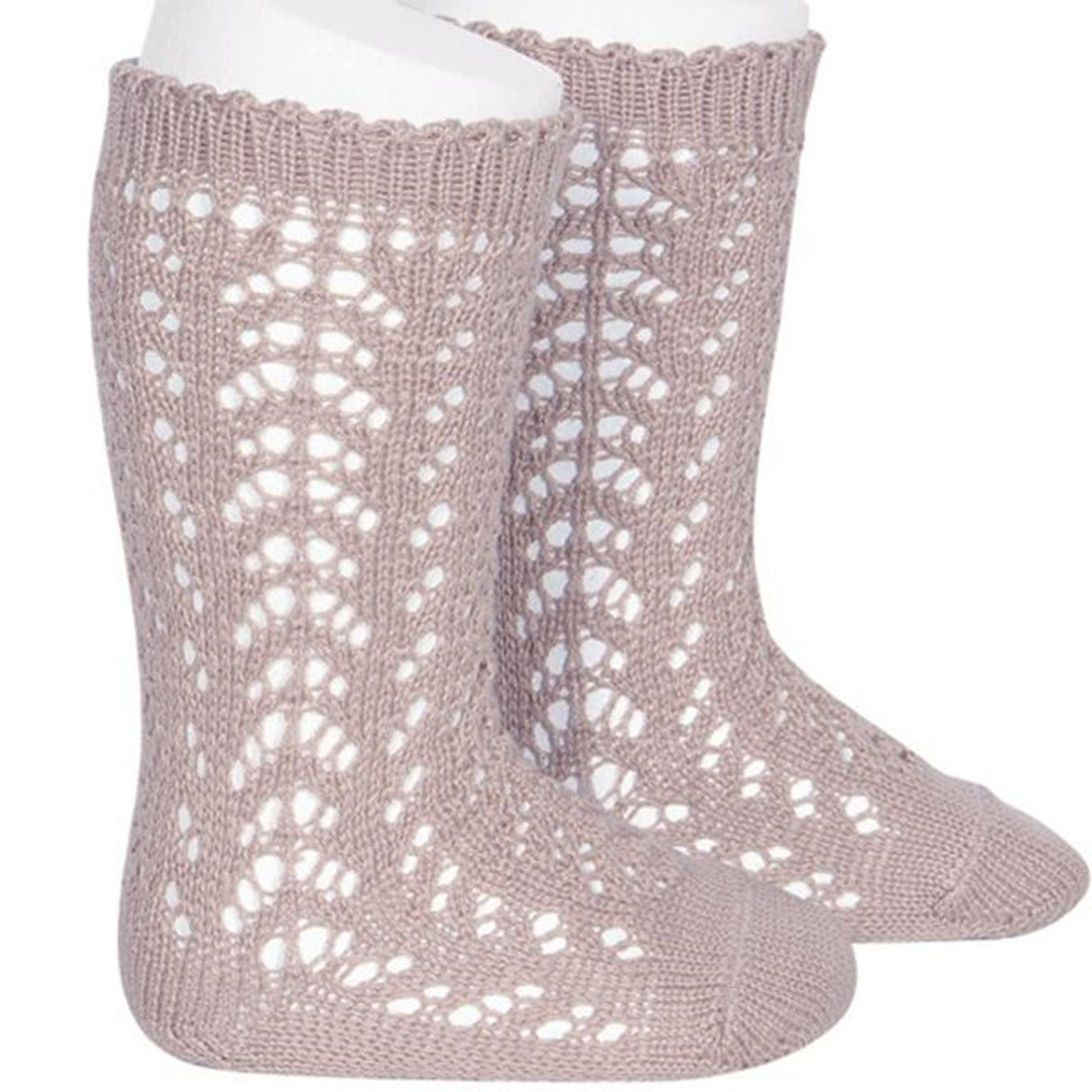 Cóndor Socks Openwork Old Rose