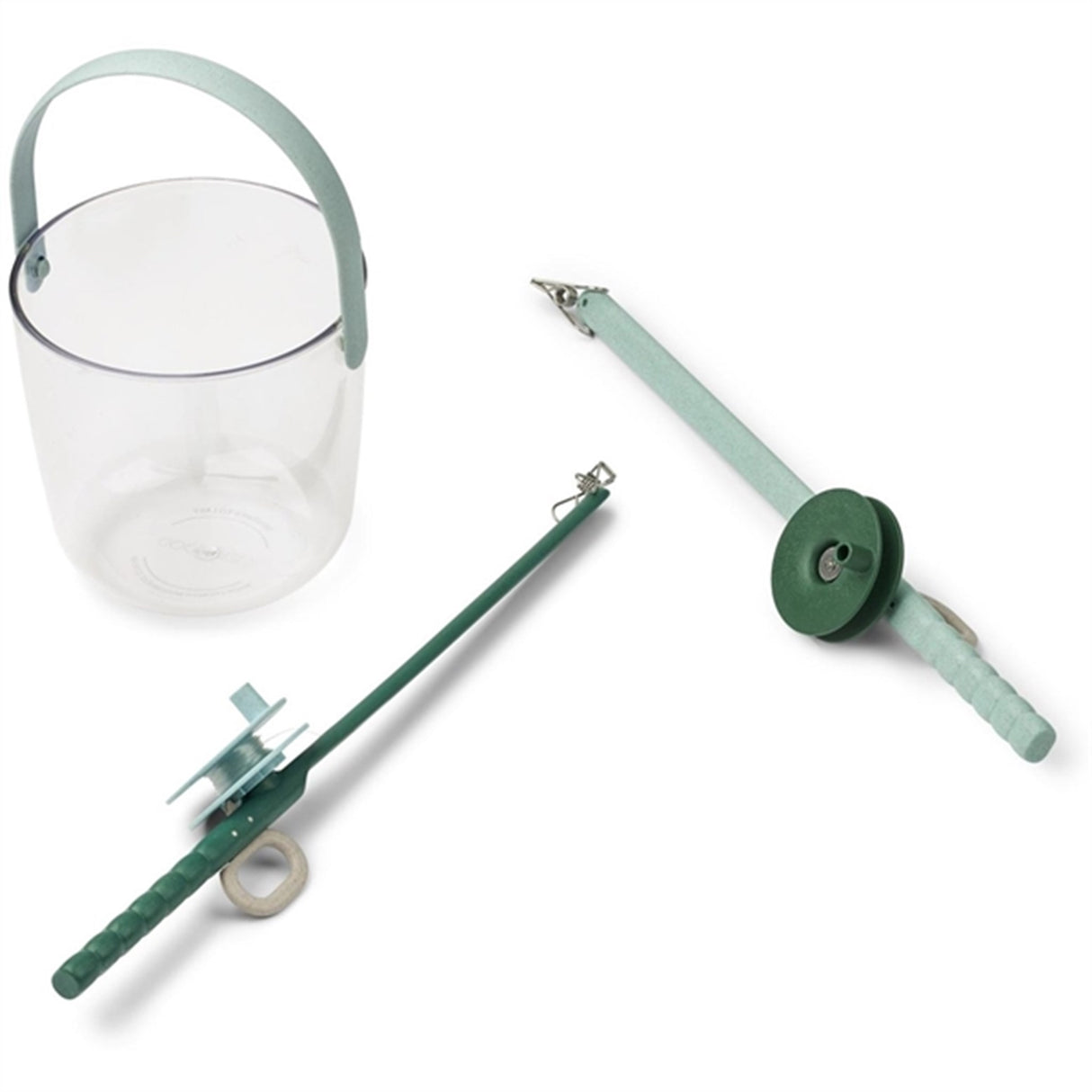 Liewood Cora Crab Rod Set Garden Green Mix