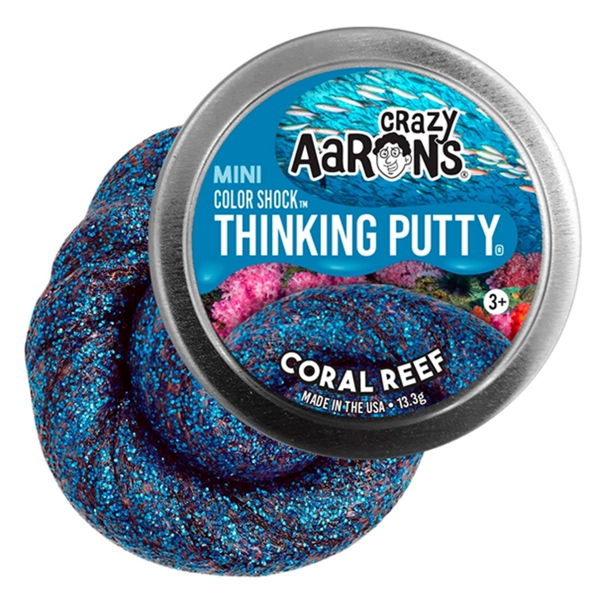 Crazy Aaron's® Thinking Putty Mini Tins - Coral Reef
