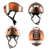 Crazy Safety Football Bicycle Helmet Brown 5