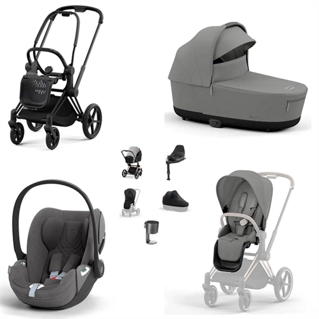 Cybex Bundle Priam Mirage Grey +