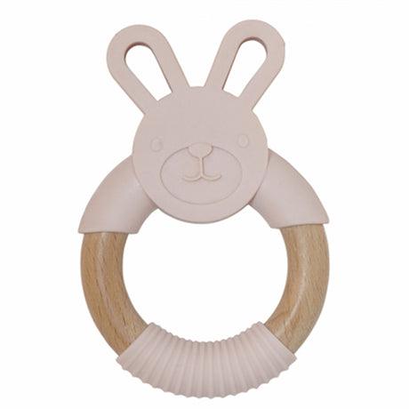 BONTON Rose Silicone Bunny Teether