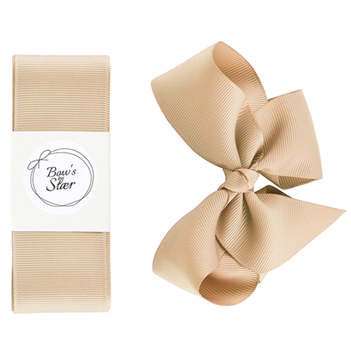 Bow's by Stær Christening Ribbon Beige